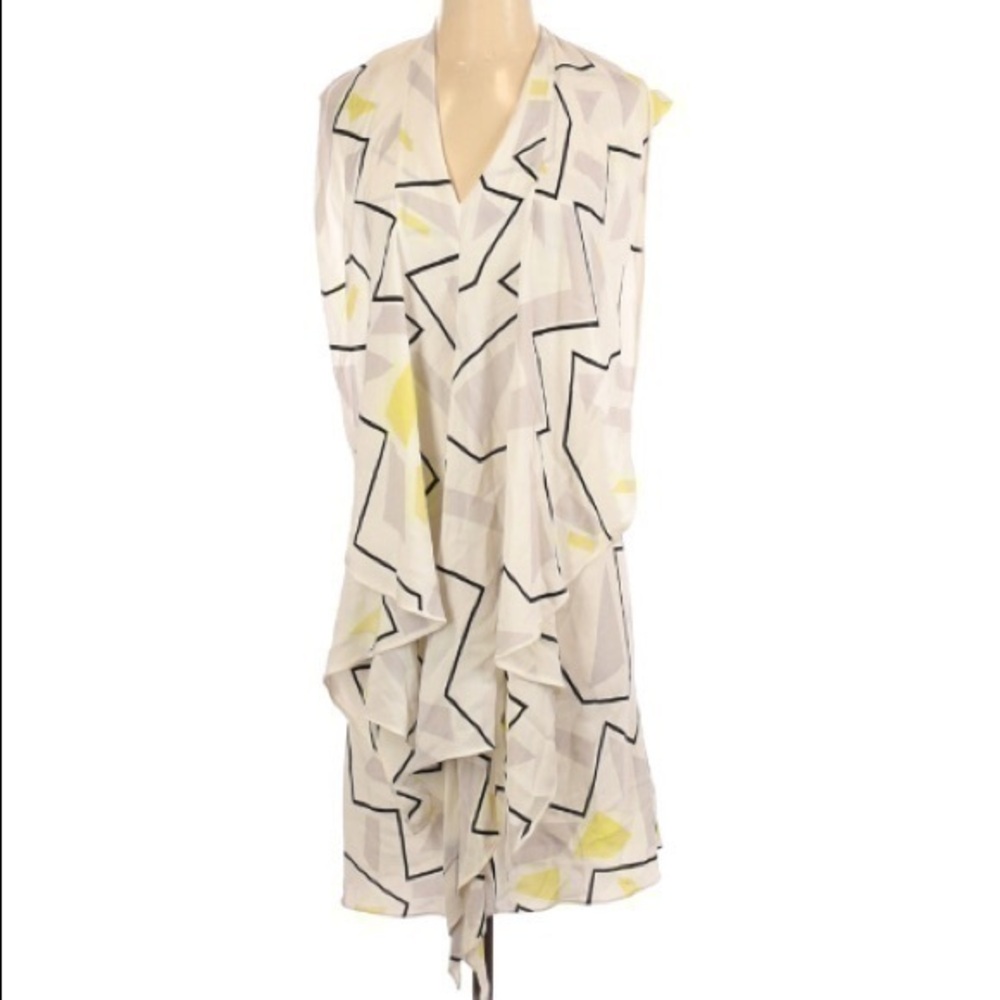 Dvf diane von furstenberg geometric silk d…